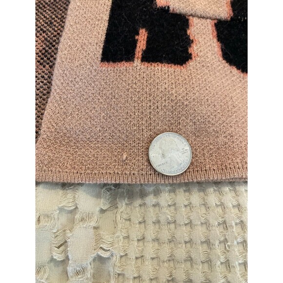 Fashion Women’s Cardigan Sweater Size Small Leopard Print Open Front Pockets - Picture 12 of 12